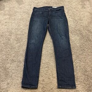 Rag & Bone Colby Skinny Jeans Womens Size 31x30 Dark Denim Stretch Mid-Rise